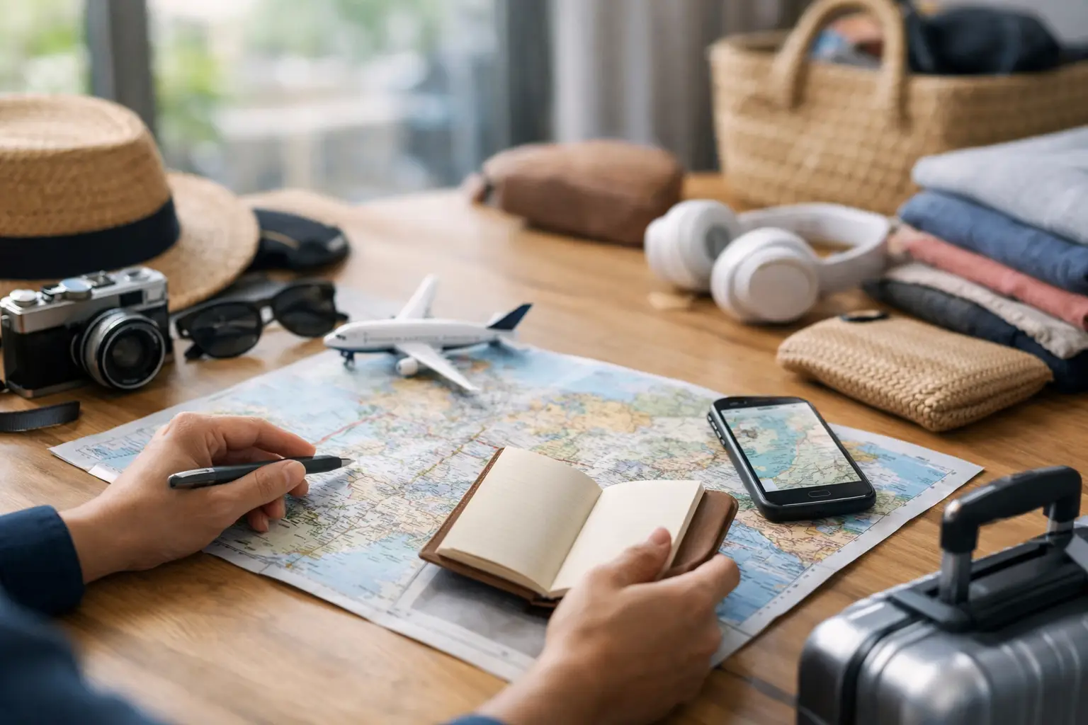 Planejamento de viagem sem estresse