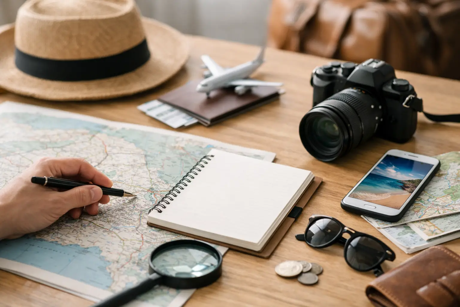 Roteiro de viagem sem complicação
